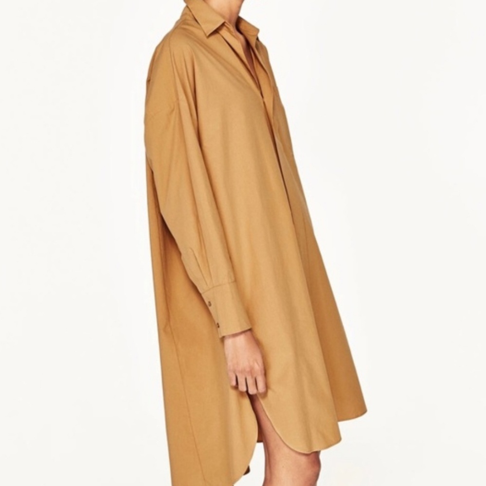 Zara dress shirt tan - Picture 2 of 4